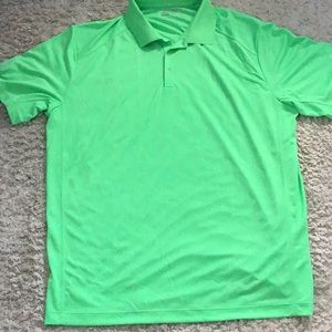 Lime green golf shirt